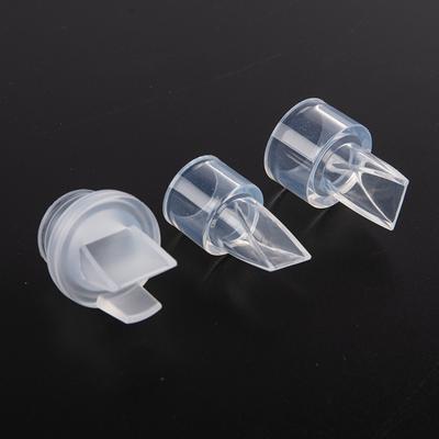2Pcs Solid Color Duckbill Valve Breast Pump Backflow Protection Breast Pump Parts Silicone Baby Feeding Nipple Manual/Electric Breast Pump Accessories