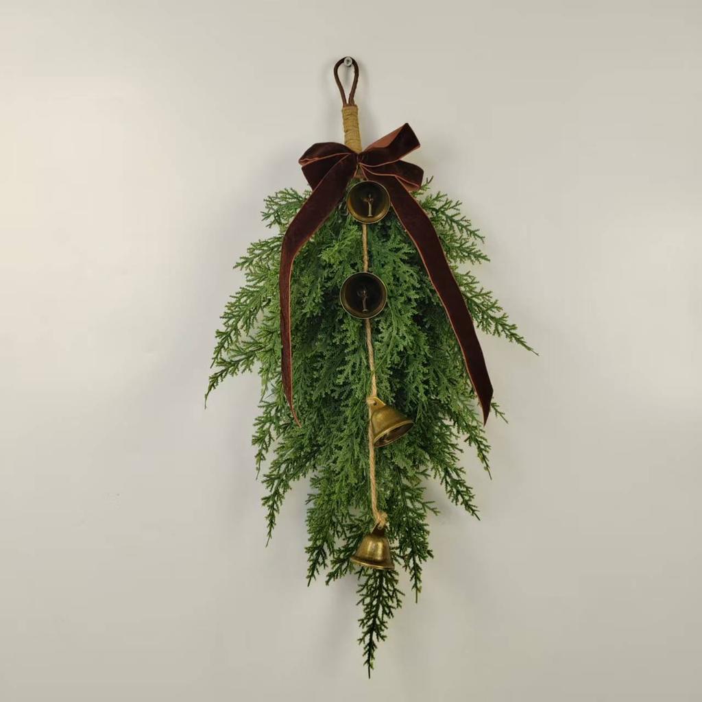 1Stk 50cm Simulierter Weichkleber Norfolk Nadel Wandbehang Weihnachtsbaum Über Kopf Ranke Grüne Pflanze Feiertagsdekoration