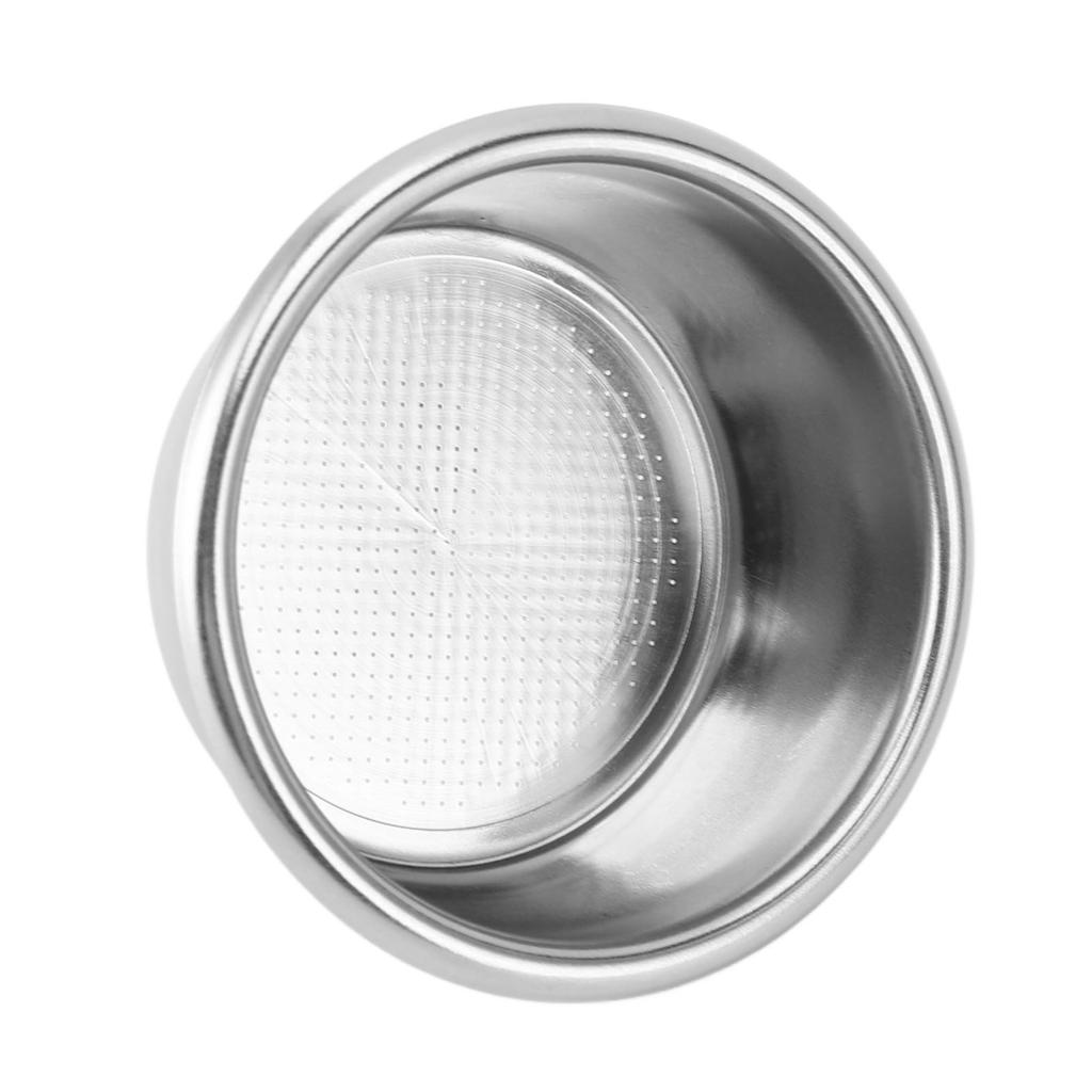 2PCS Stainless Steel Coffee Filter Basket 54mm Easy to Clean Rustproof Filter Cup for Coffee Machine