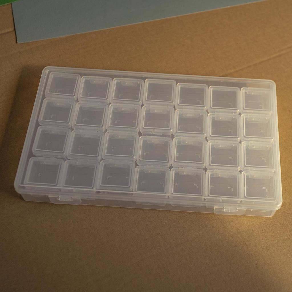 Diamond Painting Gift Box: 14 & 30-Grid Bead Storage for DIY Projects & Small Ornaments