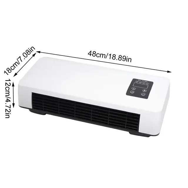 Mini Cold/warm Air Conditioner Wall Mounted Air Cooler Portable Electric Home Heater for Dormitory/Bedroom/Bathroom/Kitchen EU