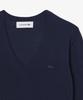 LACOSTE Women'S Light Cotton V-Neck Sweater Af3964-56G 166
