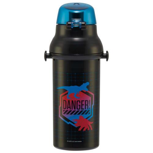Skater Jurassic World Water Bottle, 23cm, 480ml, for Kids, Antibacterial Plastic, Made In Japan, PSB5SANAG-A