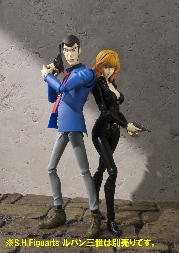 TAMASHII NATIONS Lupine the Third Fujiko Mine approximately 135mm painted movable figure S.H.Figuarts ABS&PVC