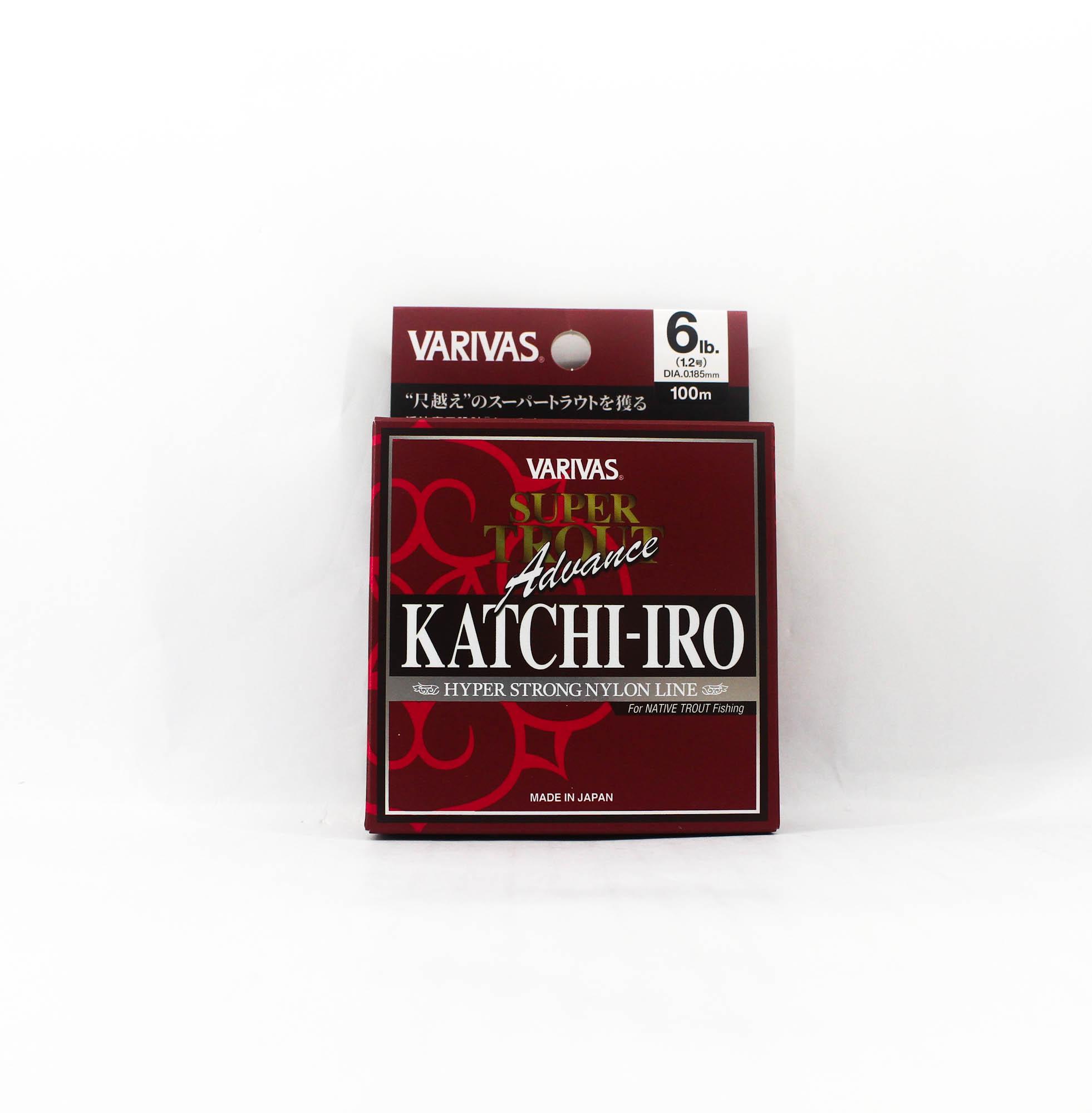 

Varivas Nylon Super Trout Advance Katchi Iro Line 100m 6lb (0624) красный