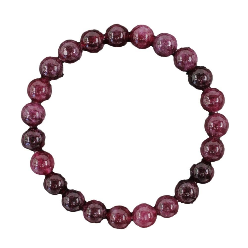 Bracelet Cherry Garnet Beaded Bracelet