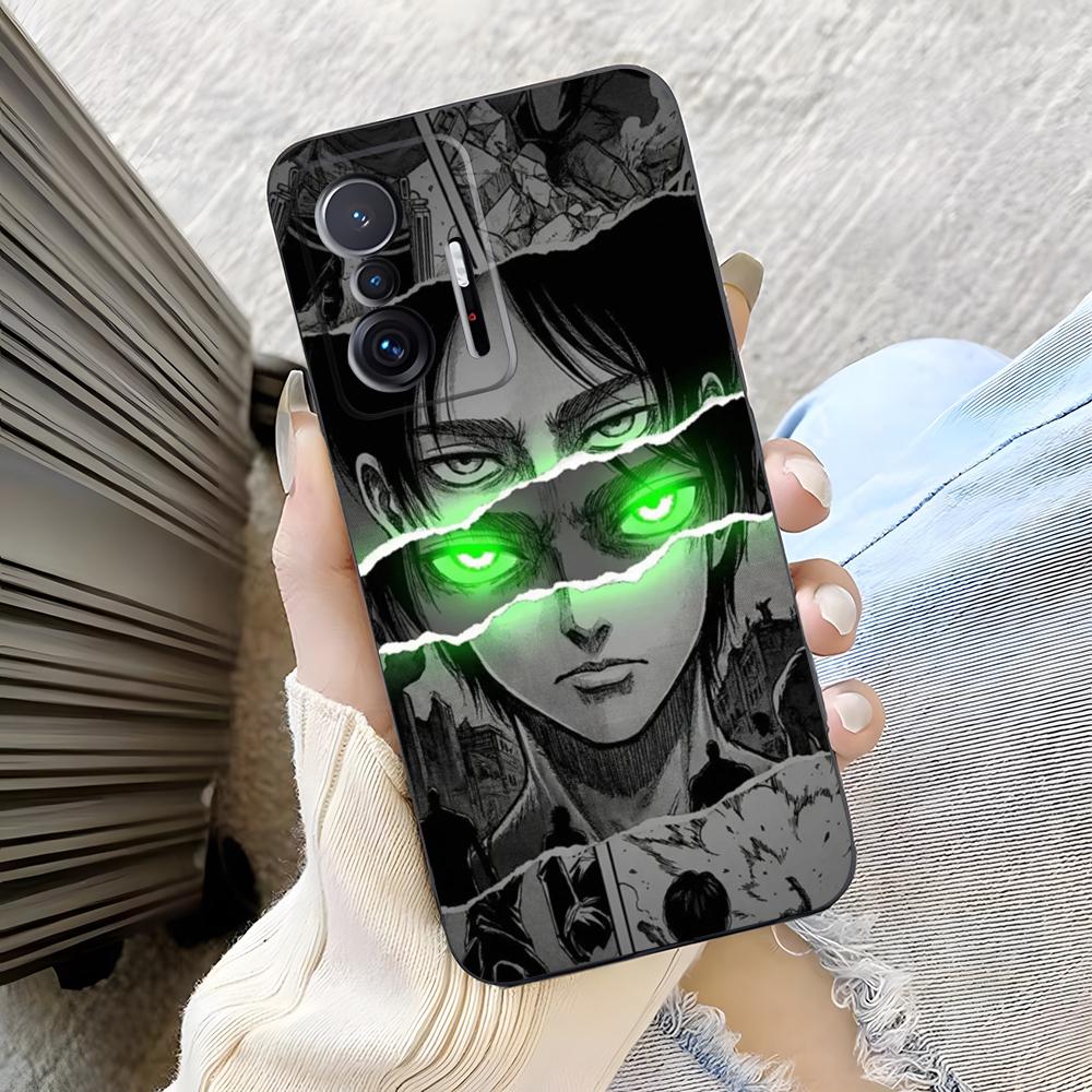 

Japanese Anime Attack On Titan Phone Case For Xiaomi Poco M7 M6 M5 M4 4g 5g F7 F6 X7 X6 X5 Ultra Pro Silicone Cover Poco F5
