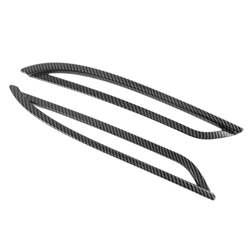 2Piece Car Rear Fog Lamp Cover Trims Styling Replacement Parts Accessories For Tesla Model Y