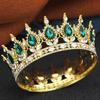 Royal Queen King Tiaras and Crowns for Women Princess Prom Wedding Party Full Round Diadem Bridal Hair Jewelry Accessories