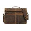 Personalized Genuine Buffalo Leather Briefcase Laptop Messenger Bag Computer Satchel Handmade Bags for Men College Bag Shoulder Bag Large