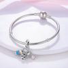 Charm Bead Components Copper Metal Cute Boy and Girl Football Pendantss Compatible With Charm Bead Components Plata Authentic Original Bracelet High