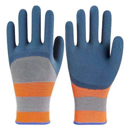 1 Paar Gartenhandschuhe Atmungsaktive wasserdichte durchstichfeste strapazierfähige Gartenhandschuhe mit Latexbeschichtung