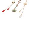 Accessories Metal Collar Pins Cheongsam Pin Accessories Tassel Brooches Antique Fan Pendant