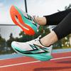 Real Explosive Sole Carbon Board Running Shoes Boys and Students Racing Shock Absorption Sports Breathable High School Entrance Examination Sports Sho