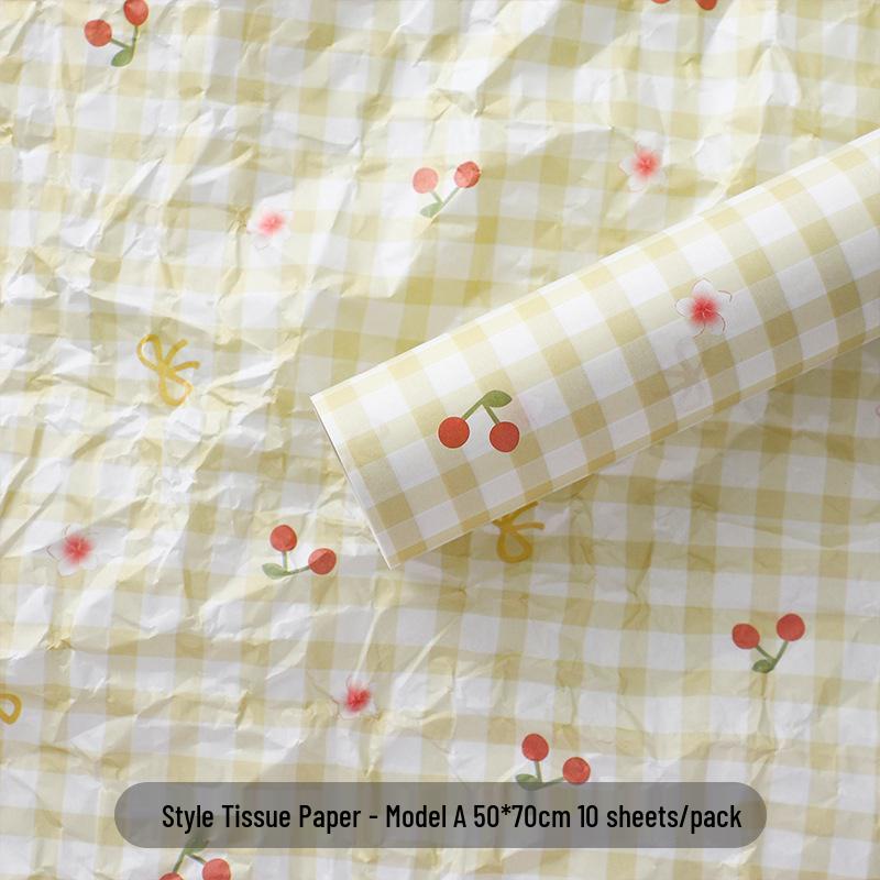 Goddess Festival Dopamine Series Hand-Crumpled Tissue Paper for Flower Bouquets.