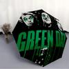 1pc Green Day Automatic Open/Close Umbrella Folding Umbrella, Portable Compact Travel Umbrella, Birthday/Christmas Gift for Men & Women L1110y20