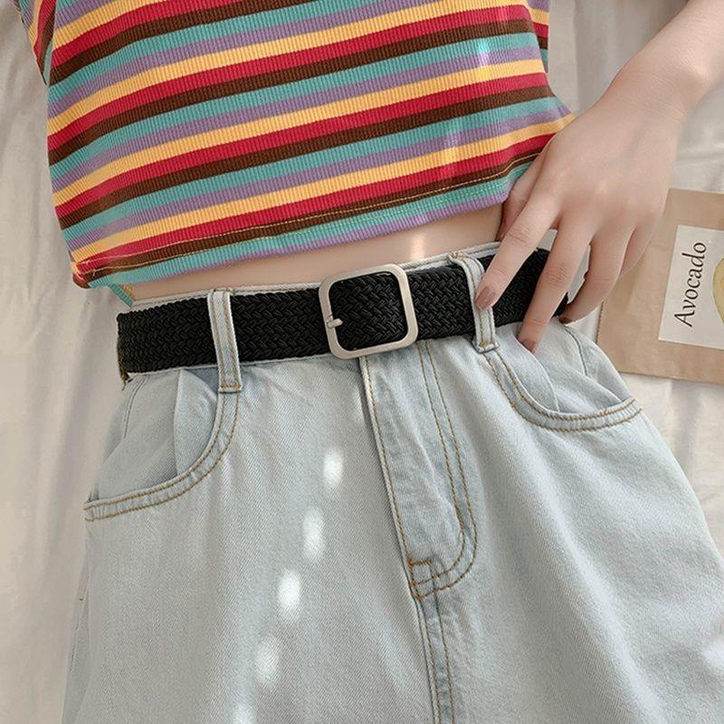 And Functional Chic Canvas Belt For Youth With Elastic Features Perfect For Everyday Style