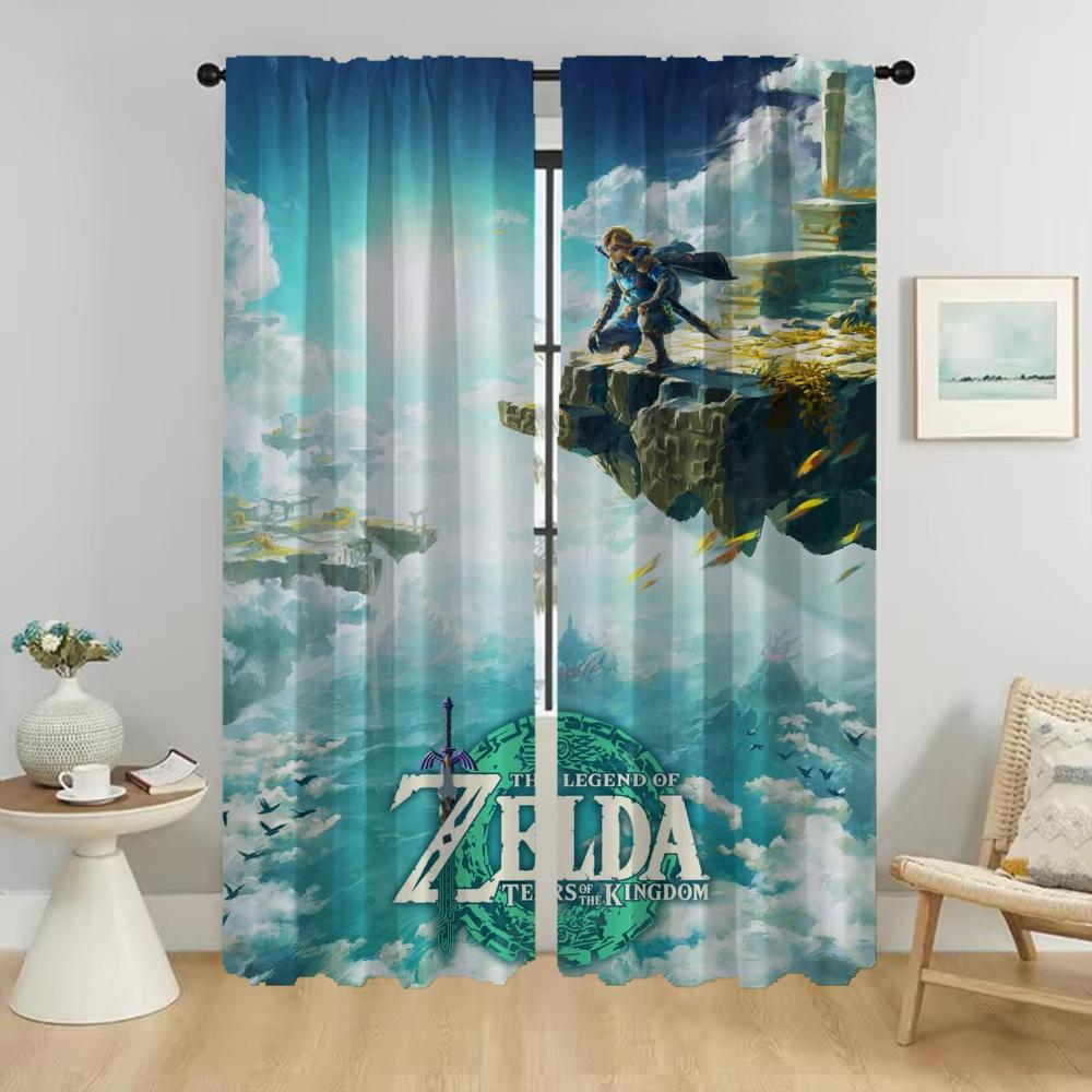 

Z-zeldaes Шторы для спальни Оконные шторы для комнаты 2 Панельные перегородки Шторы для домашнего интерьера Украшения на Хэллоуин W107xH241cmx2pcs