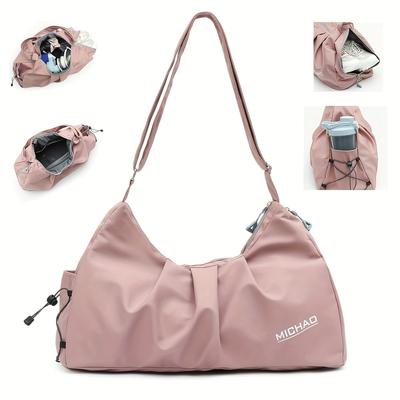 Yoga Tasche Damen Sport Fitness Training Tasche Modische Kurztrip Gepäcktasche Große Kapazität Reisetasche Leichte Reiseaufbewahrungstasche