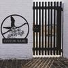 Personalizable Metal Sign Bird Wall Art Home Garden Decor Outdoor Ironwork Doorway Gift