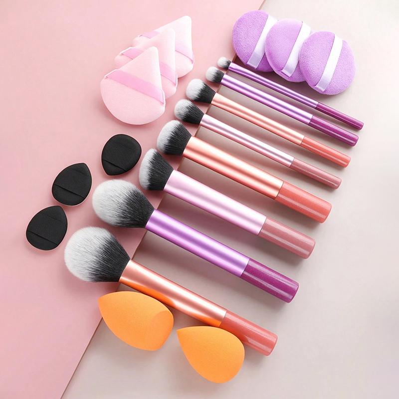 

8Pcs Makeup Brush Kit Soft Synthetic Hair Make Up Brushes Foundation Blush Eyeshadow Cosmetic Makeup Tools Foundation Brush A1