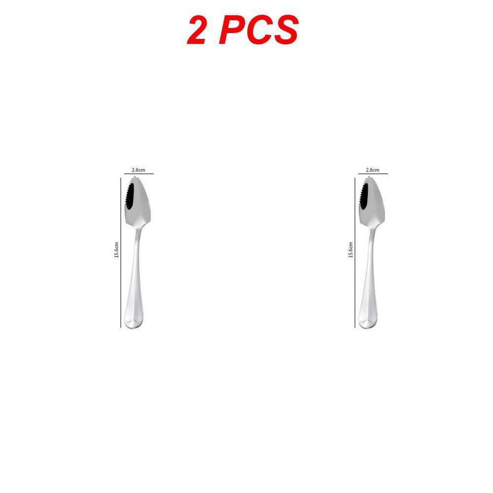 

2/4/6 шт. ложка для соскабливания фруктов, нескользящая, многофункциональная, толстая, для дома, для детского питания, столовая посуда, ложка для грейпфрута, фруктовая грязь