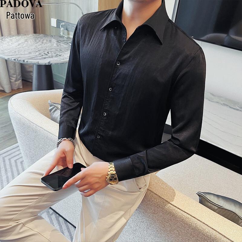 Patova Men s Wrinkle-Free Business Casual Long Sleeve Shirt 4XL