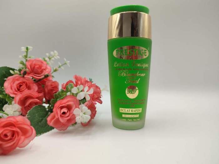 Lotion prestige vert, anti taches, très éclaircissant anti taches, visage , pied et mains très efficace, teint zéro défaut
