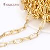 DIY Jewelry Making Chains Multi Styles 14K Gold Plated Brass Metal Thick Wide Big Chains For Making Necklace Accessories