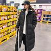 New cotton-padded clothes 2025 women's winter extended loose and thickened knee-length cotton-padded jackets
