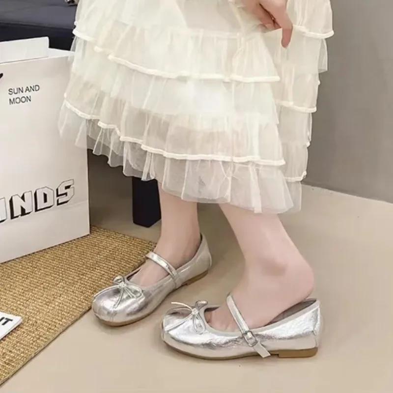 Fashion Ladies Shoes 2025 Brand Shallow Women's Flats Fashion Ballet Flats New Butterfly-knot Comfortable Best Seller Flat Low Heels
