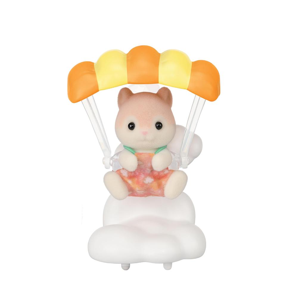 Sylvanian Families Doll Set Squirrel ST Mark Ages 3 and Toy Sylvanian Epoch [Flying Family] FS-64 Certified, Up, Dollhouse, Families, Co., Ltd.