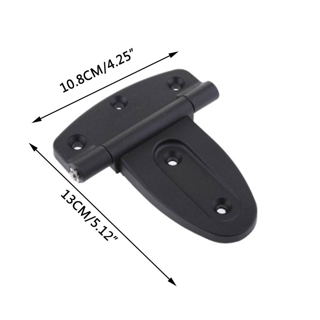 Plastic T-Strap Shed Hinge Heavy Duty Gate Strap Hinge Barn Door Hinges Vintage Style Hardware Rustproof Black