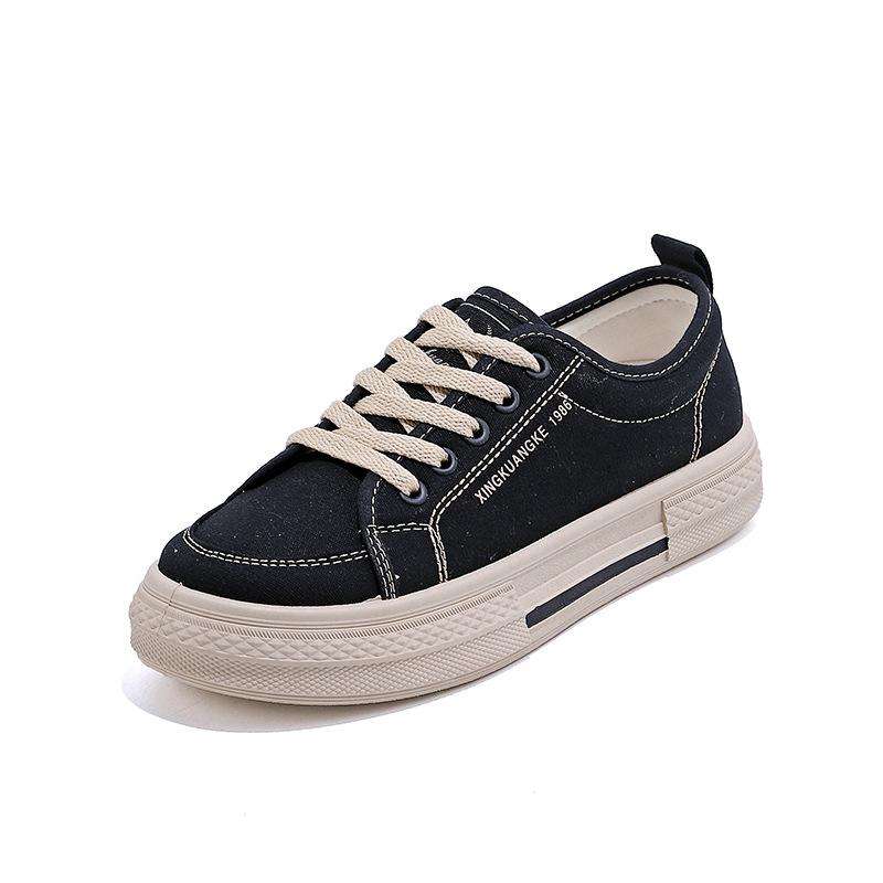 Canvas shoes women's spring summer new breathable student board shoes Korean version versatile explosion 2025 casual shoes RL-211