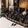 Anti Cat Scratching Luxurious Chenille Sofa Covers with Elegant Fringe Texture Heavyweight Cozy Blanket for Home Couch Bed Decor