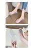 Women's Summer Crystal Toe Cover Non-Slip Jelly Flat Sandals for Outdoors and Home