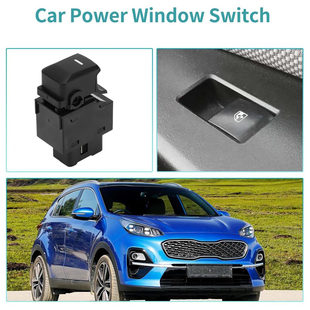 ACROPIX Front Right Rear Passenger Side Power Window Switch Window Control Switch Fit for Kia Sportage 2.0L 2.4L 2011-2016 - Pack of 1
