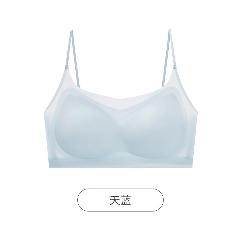 Womens Seamless No Underwire Ultra Thin Breathable Comfortable Large Bust Vest Style Bra