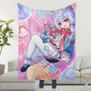Blanket Throw Sigewinne Super Cosy Plush Living Room Genshin Sofa Impact Couch Childish Birthday Gifts