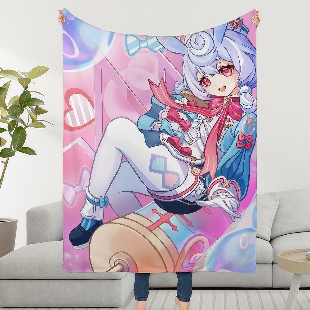 Blanket Throw Sigewinne Super Cosy Plush Living Room Genshin Sofa Impact Couch Childish Birthday Gifts