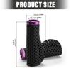 1Pair Shock Absorption Handle Bar Cover Replacement Breathable Bicycles Handlebar Grips Waterproof Mountain Bike Grips