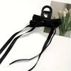 1pc Elegant Vintage Sweet Bow Ribbon Hair Claw Clip Strong Hold Hair Accessory For All Hair Types Chic Updo Tool