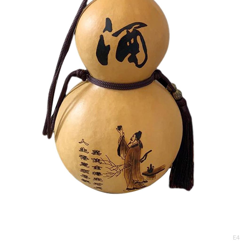 150ml Gourd Water Bottle Drink with Lid Desktop Decoration Kettle Photography Props Pendant