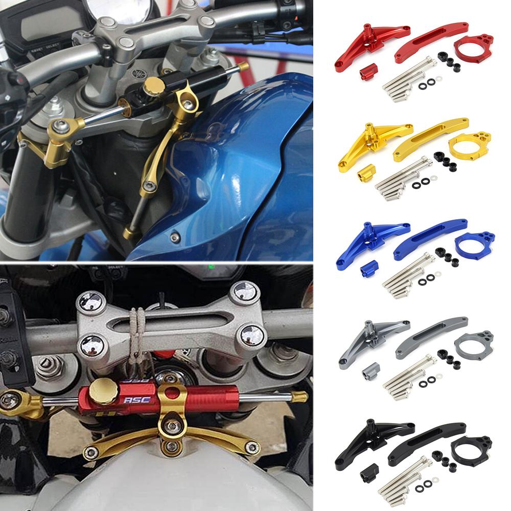 For Yamaha FZ1 FAZER 2006-2015 Motorcycle Accessories Steering Damper Bracket Set Stabilizer Linear Dampers Mounting Support