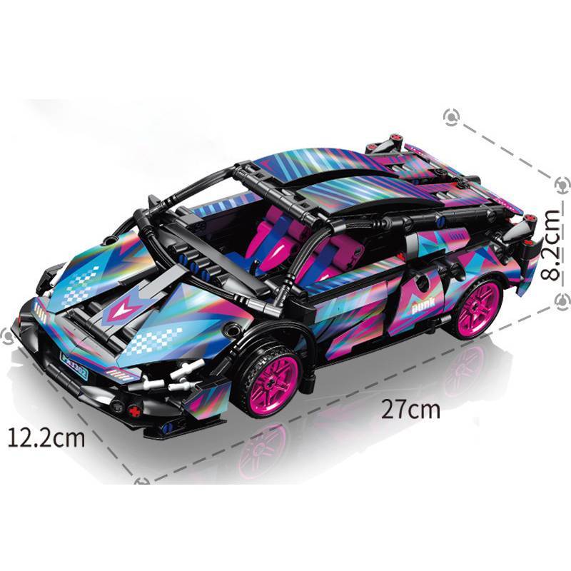 

Building Blocks Model Car Assemble Puzzle Toys For Gift Childrens Colorful