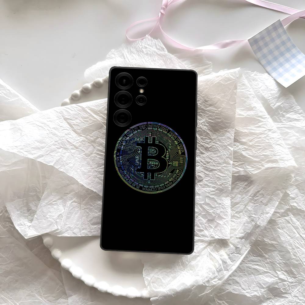 

Bitcoin Phone Case For Samsung S 24 Fe 25 Ultra Plus 20 Lite 21 30 22 23 24 22 Ultra 5G Fundas Samsung S21Ultra