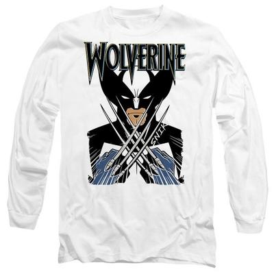 Marvel Unisex Adult X-Men Wolverine Action Shot T-Shirt