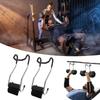 1Pair Dumbbell Spotter Hooks Hangers Portable Heavy Power Dumbbells Rack Attachment Dumbbell Hook Barbell Attachment