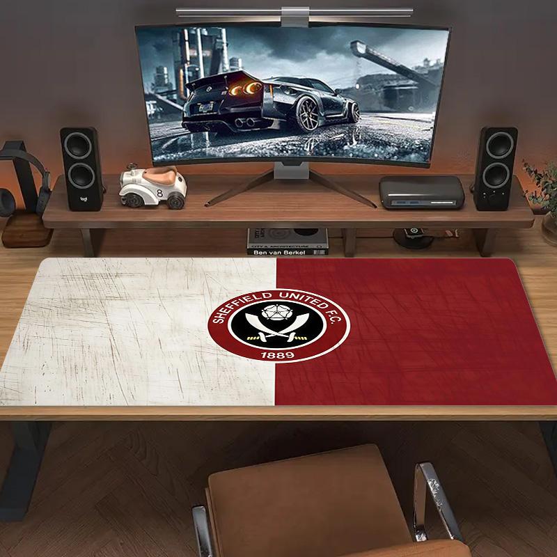 Sheffield United Football Club Print Cushion Non-slip Laptop Tablet Big Mousepad XXL Mat Mini PC Playmat With Lock edge