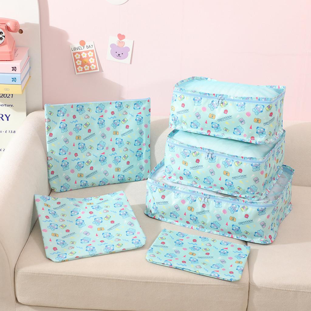 Cute Cartoon Travel Organizer Fabric Waterproof Multiuse Bag Packing